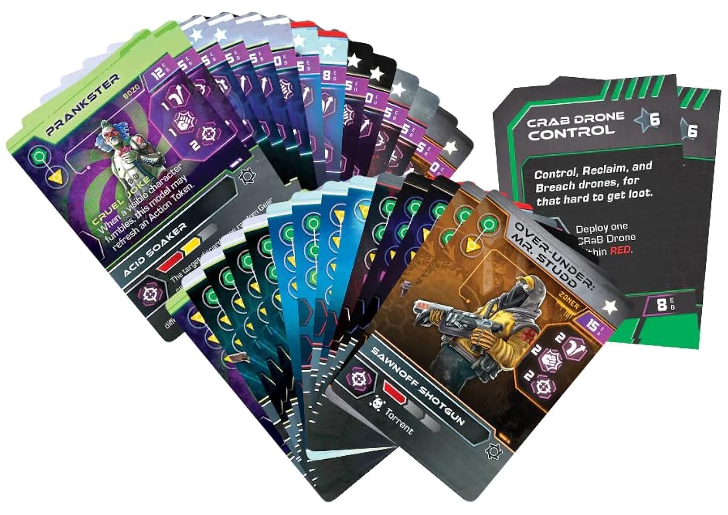 Monster Fight Club Cyberpunk RED: RPG Character Card Pack for Combat Zone :  Amazon.sg: Toys