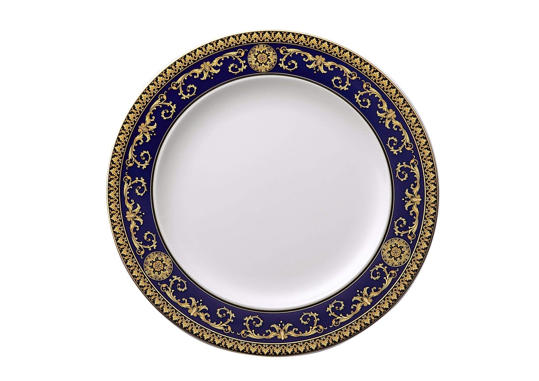 Versace Medusa Assiette Plate 28x28x2.5 cm Bleu