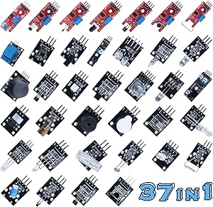 Amazon.com: Huayuxin DIY Sensor Electronic Starter Kit for Arduino Kit ...