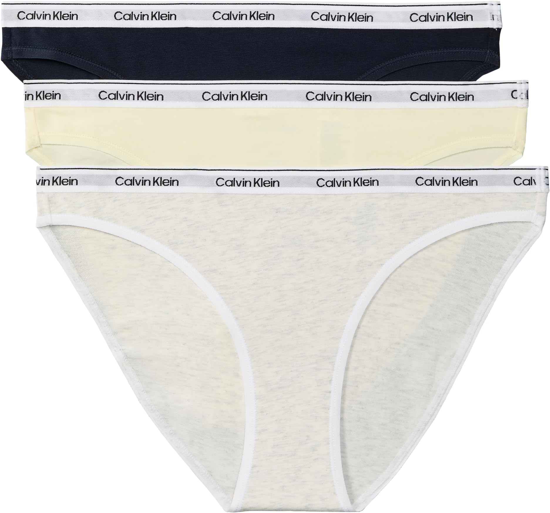 Calvin Klein Bikini 3pk Lv00qd5207 Bikini Mujer (Pack de 3)