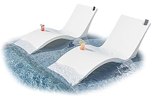 Floating Luxuries Kai Shelf Pool Lounger: Comfort and Convenience in Your Backyard Oasis