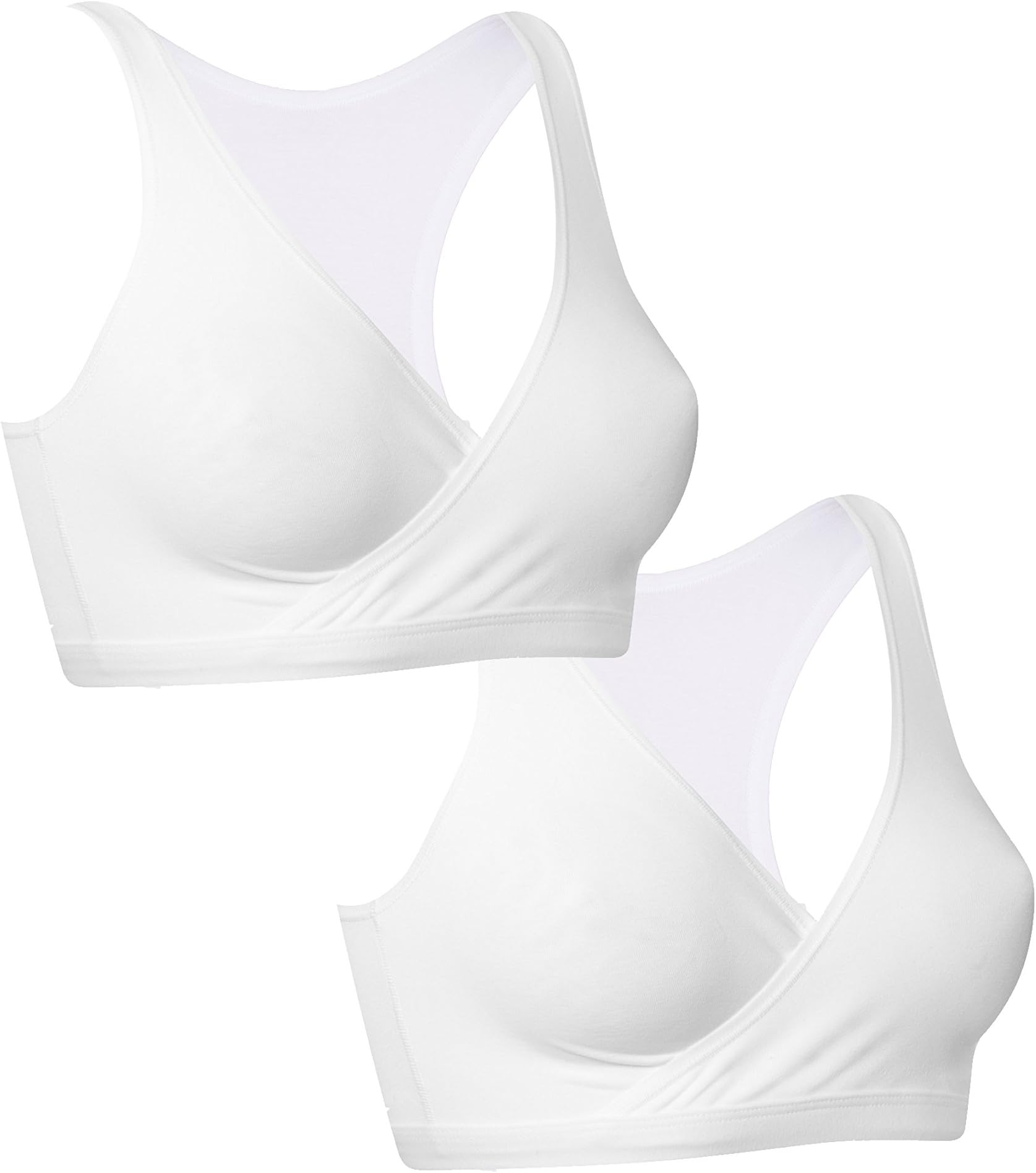 Mamma Mia PA0850 Hypoallergenic Cotton Breastfeeding Maternity Bra Without Underwiring, Preformed Cups, Comfortable for Nighttime