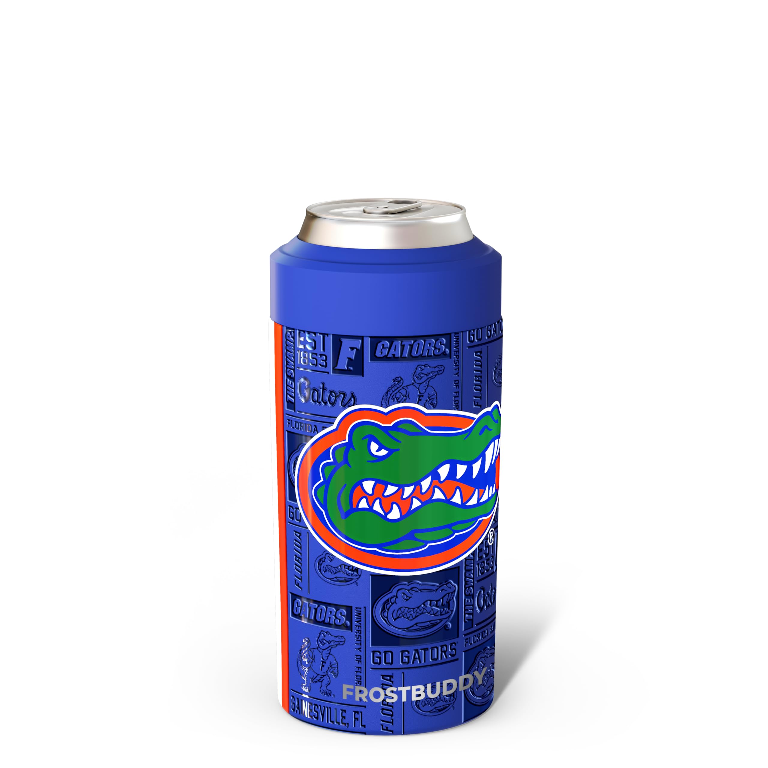 Frost Buddy Universal Can Cooler - Slim Cans, 12/16oz (Florida Gators | 3D)
