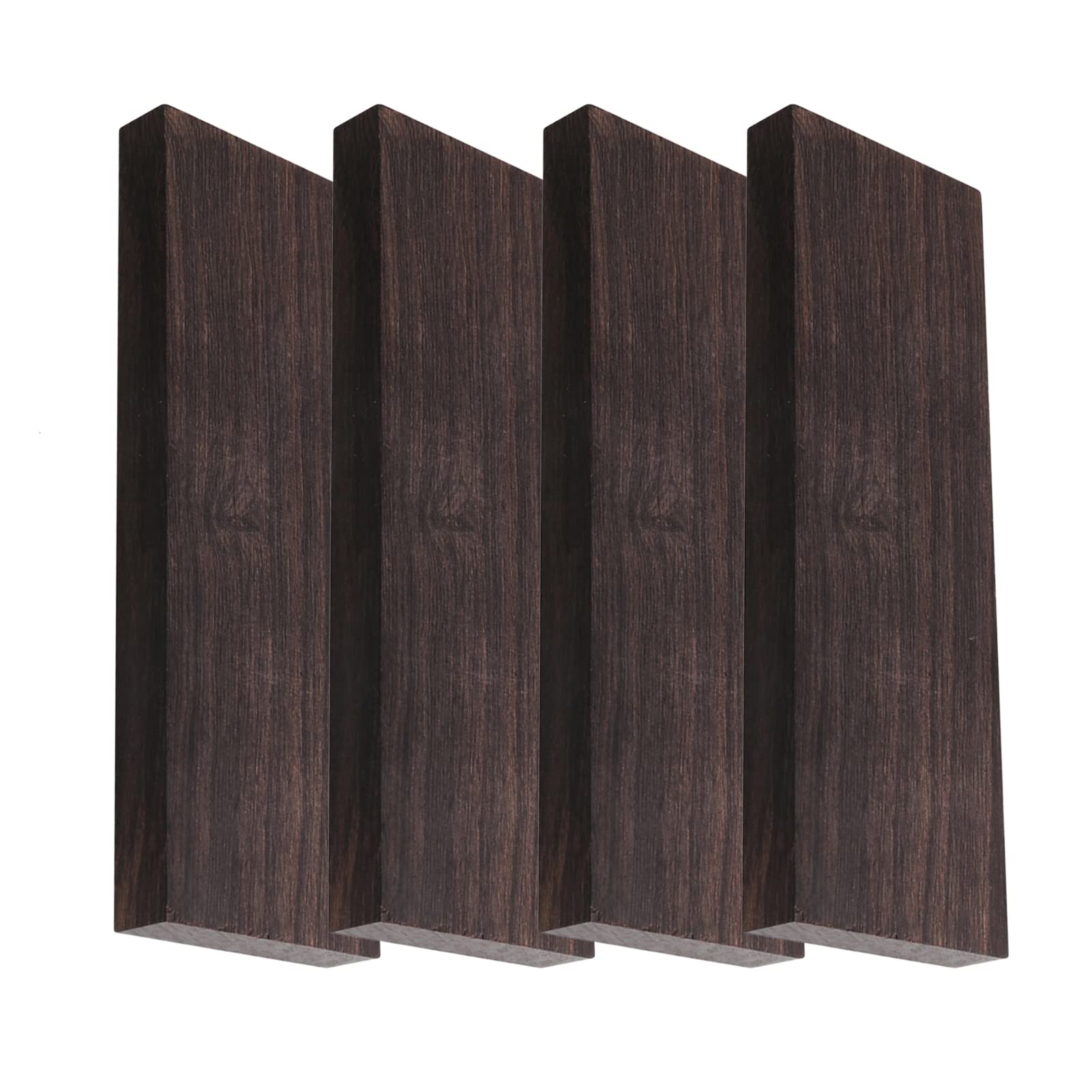 12 X 4 X 2,5 Bois D'ébène Noir Matériel de Bricolage Vierge pour Instruments de Musique Outils Outils, Couteaux Poignée Bois Africain Blanc, Artisanat