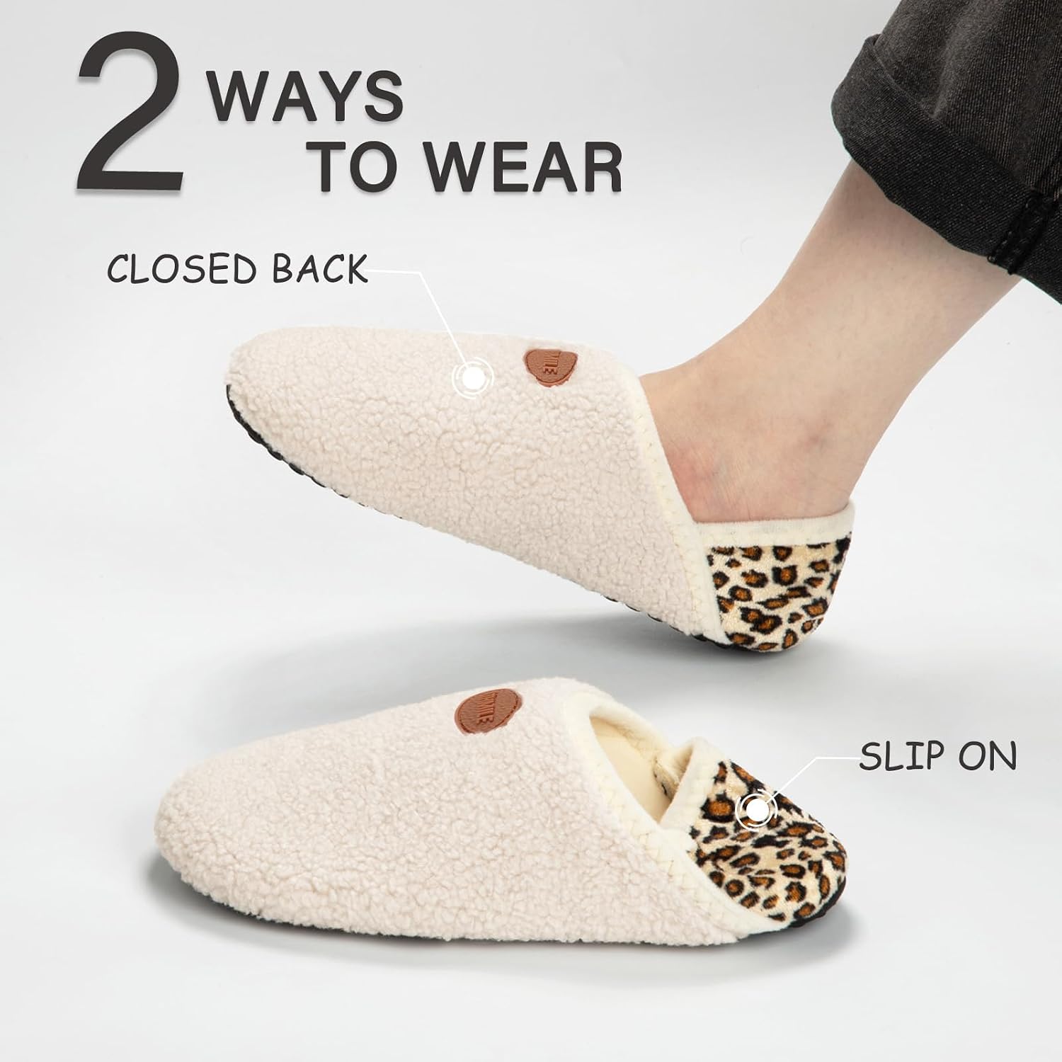 ATHMILE House Slippers for Women Men Indoor Barefoot House Shoes Soft Socks image 3