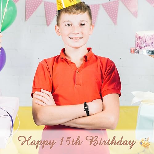 Miniatura 41 de Sereney Christmas Gifts for Him Son Boys Bonus Dad Father Men Boyfriend Grandson Friend as Triple Protection ID Bracelets Birthday Gifts for 9 10 11