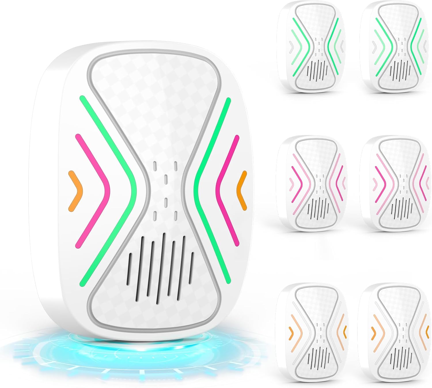 Ultrasonic Pest Control Repeller, Indoor Mouse Repellent for Rats, Mice, Bats, Rodents, Roaches, Cockroaches, Insects, and Mosquitoes – Electronic Plug-in Pest Repeller 6 Pack