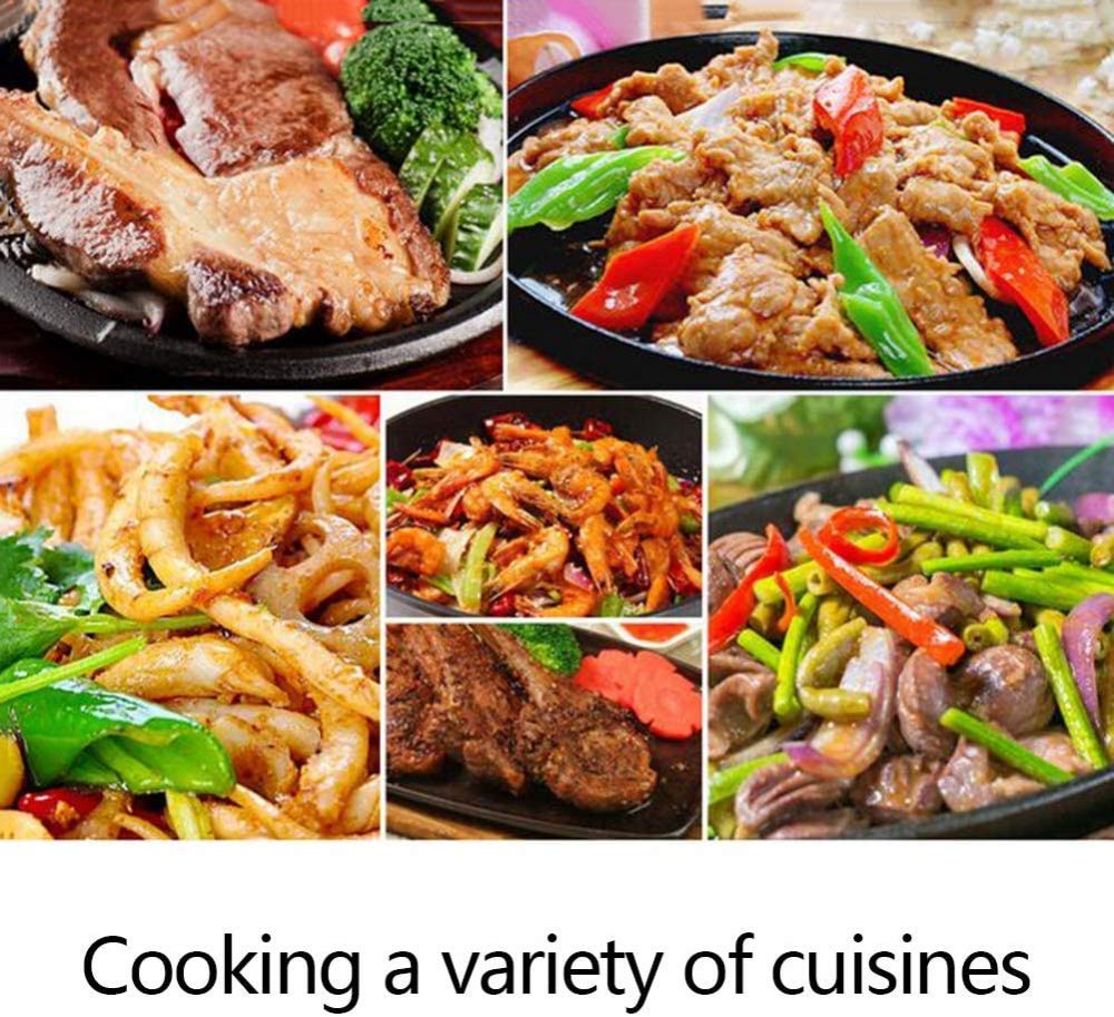 Piastra Reversibile Piastra Universale per Cucina con Forno a Gas o Grill per Esterni da Utilizzare su fornelli e Griglie per Una Cottura Facile e veloce-11 * 17