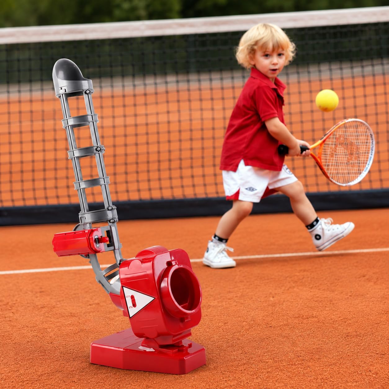 Automatische Cricket-Bowlingmaschine für Kinder, Schlagübungen, Sport-Trainingsgerät für Geschicklichkeitsentwicklung und lustige Outdoor-Aktivitäten