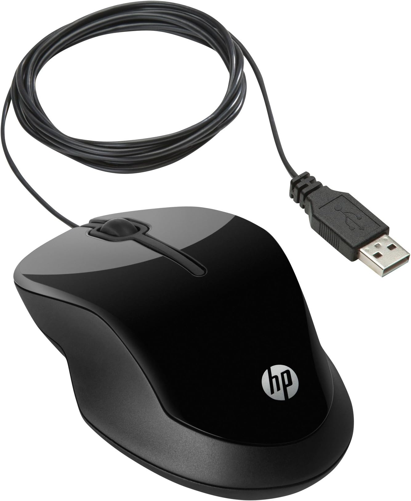 HP X1500 Black Wired USB Mouse