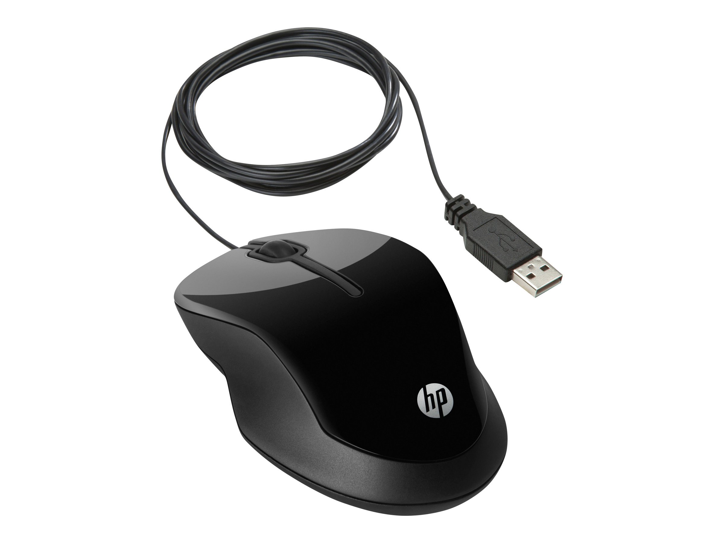 HP X1500 Black Wired USB Mouse