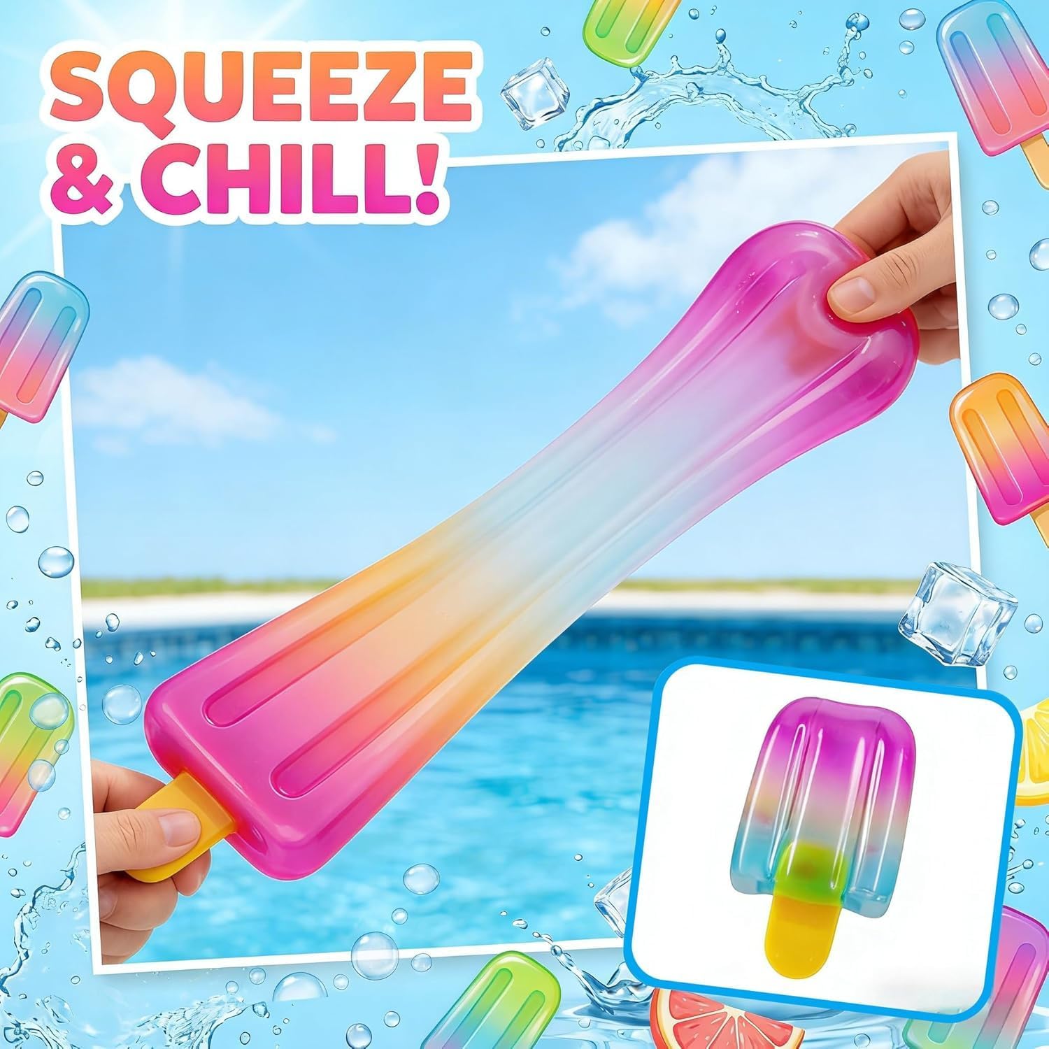 Slow Rising Squishy Toy Set, Sensory Stress-Relief Soft Silicone Toys, Soft and Bouncy Stress-Relief Toys, Anxiety Relief, Cute Soft Silicone Toys, Party Favors