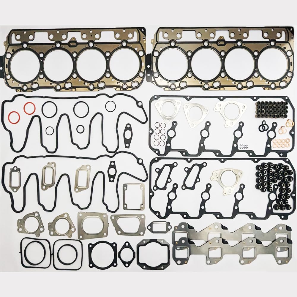 DK Engine Parts Head Gasket Set w/Grade 'C' Head Gaskets - Fits GM 6.6L Duramax LML 2011-2016