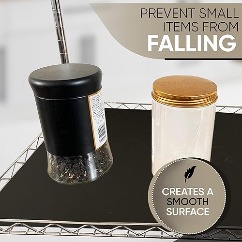 Miniatura 4 de DUALSO Revestimiento de Estante de Alambre Alfombrilla de Estante de Alambre - Cubierta Gruesa de Estante de Alambre - Revestimientos de Estante