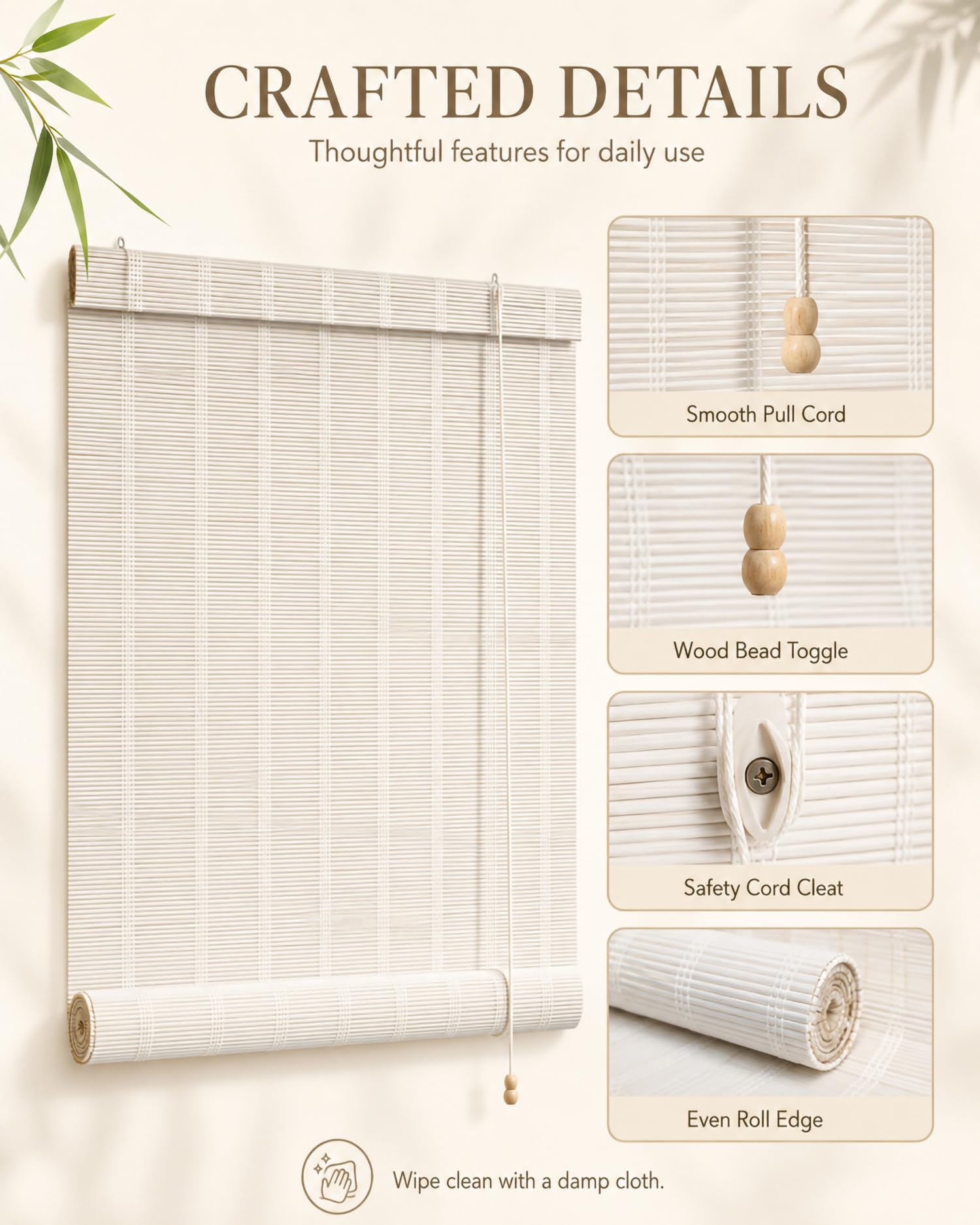 Tenda A Rullo per Esterno per Patio, Veranda, Tenda Oscurante da Interno, Tendes A Pacchetto per Finestra/Porta, Disponibili in Diverse Misure,60 * 183cm / 24 * 72"