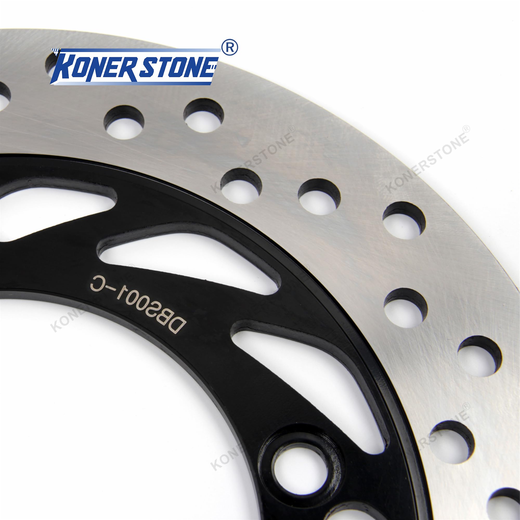 Arashi Kit di dischi freno e pastiglie posteriori per Hon.da XRV AFRICA TWIN 650 1988-1989 / XL700V Transalp 2008-2011 ABS(2 piston front caliper)/ XL650V Transalp 2000-2007 Accessori di ricambio