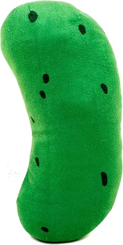 Miniatura 2 de Buckle-Down Dog Toy, Comedy, Plush Squeaker Rick and Morty Pickle Rick Greens, DTPT-RMYR 10" x 3"