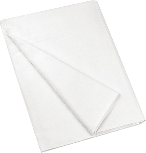 HOTGODEN Peso medio 100% muselina de algodón tela 59 pulgadas x 2 yardas de tela de lino de muselina blanqueada Material para coser Material Ropa