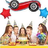 Vista 7 de 6 globos temáticos de autos calientes/decoración de fiesta de cumpleaños para baby shower