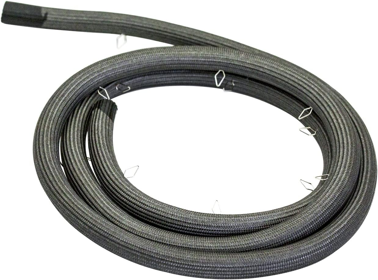 Upgraded Oven Door Seal Gasket 318053120 With 18 Clips - Fits Frigidaire, Kenmore, Crosley Ovens