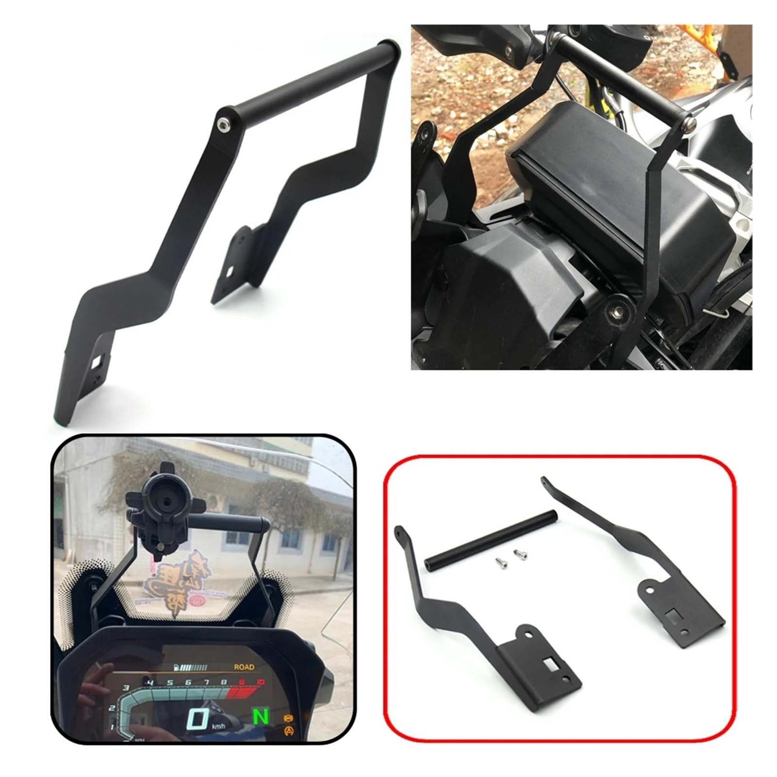 Support Téléphone Moto pour BMW pour F750GS pour F850GS 2018 2019 Moto Téléphone Navigation Support Plaque Support De Téléphone Support Accessoires Externes Support Telephone Velo