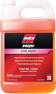Malco Prizm Car Wash – Hard-Working, High-Foaming Automotive Cleaner/Formulated to Remove Soils and Rinse Away Cleanly/Exc...