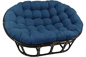 Blazing Needles Popsons Chair Microsuede Double Papasan Polyester Cushion