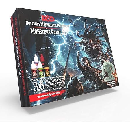 Dungeons and Dragons Official Paint Line Monsters Paint Set