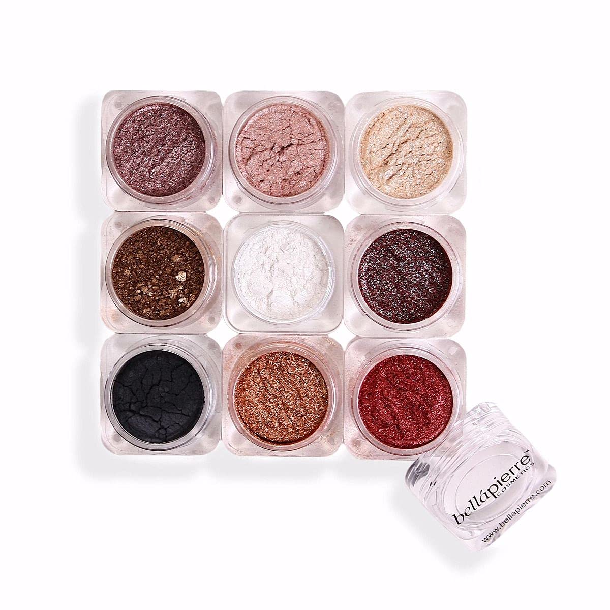 bellapierreBella Pierre 9-Stack Shimmer Powder Set, Bella, 9-Count