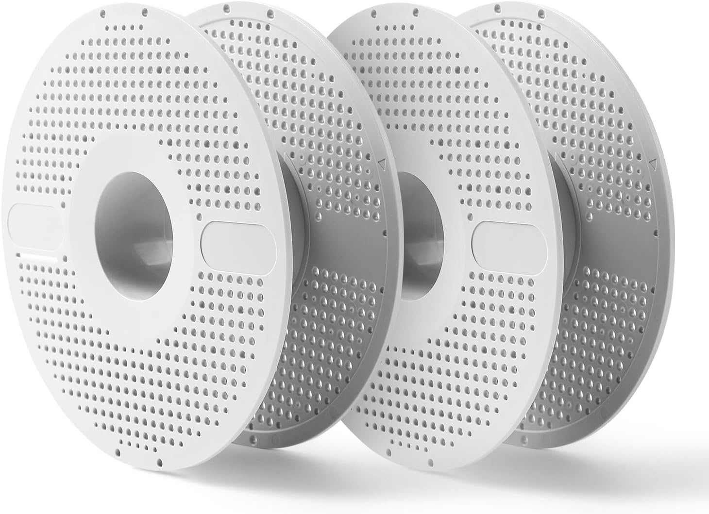 Reusable Filament Spool for 3D Printer - Detachable Plastic Spool Holder Fits Most Spooless Filament PLA ABS PETG (Gray, 2 Pack) - High Temperature Resistance 90°C