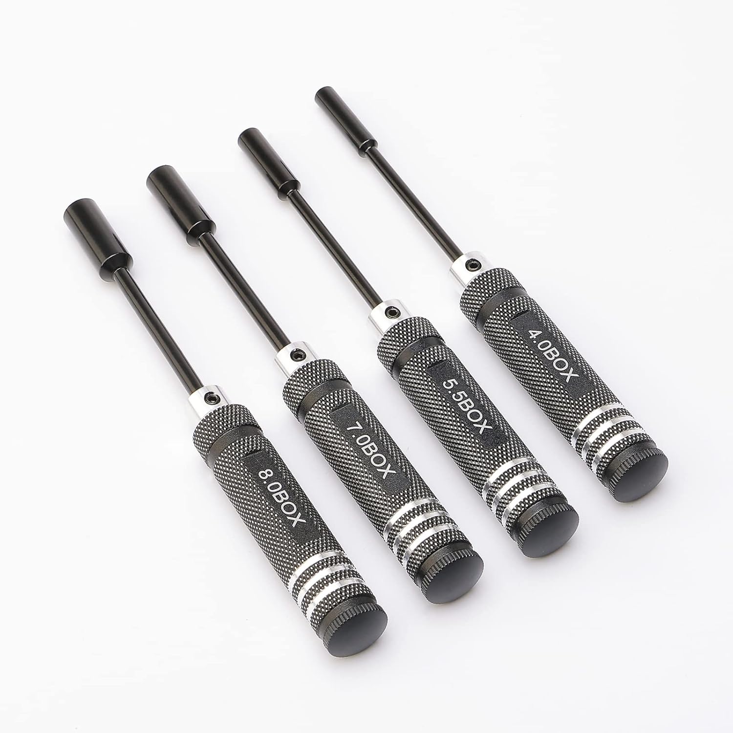4Pcs Nut Driver Set RC Repair Tools 4.0 5.5 7.0 8.0mm Hex Nut Driver for RC Models Car Boat Airplane
