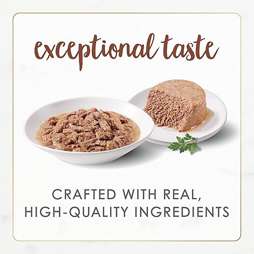 Miniatura 3 de Purina Fancy Feast Gourmet Naturals - Paquete surtido de alimentos húmedos para gatos, colección de aves de corral y carne de res, (paquete de 30