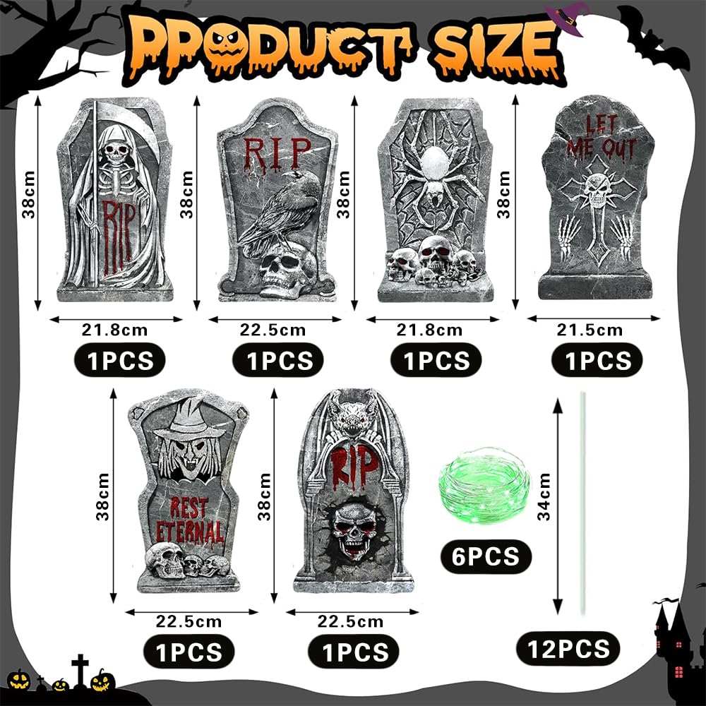 Pierres Tombales D'Halloween Et Décorations De Cimetière – Party Expert