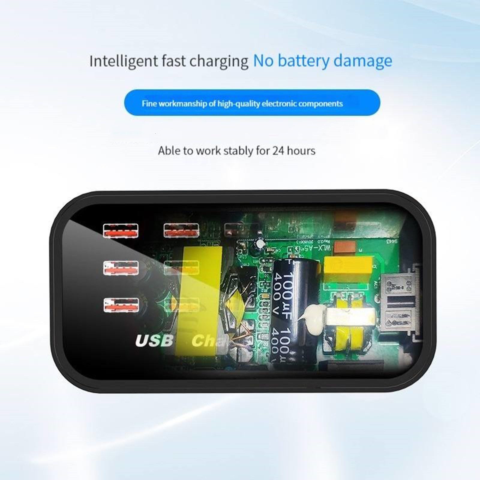 Chargeur USB 16 Ports pour téléphone Portable, Multi-Ports, Prise USB 100W, adapté aux tablettes et téléphones