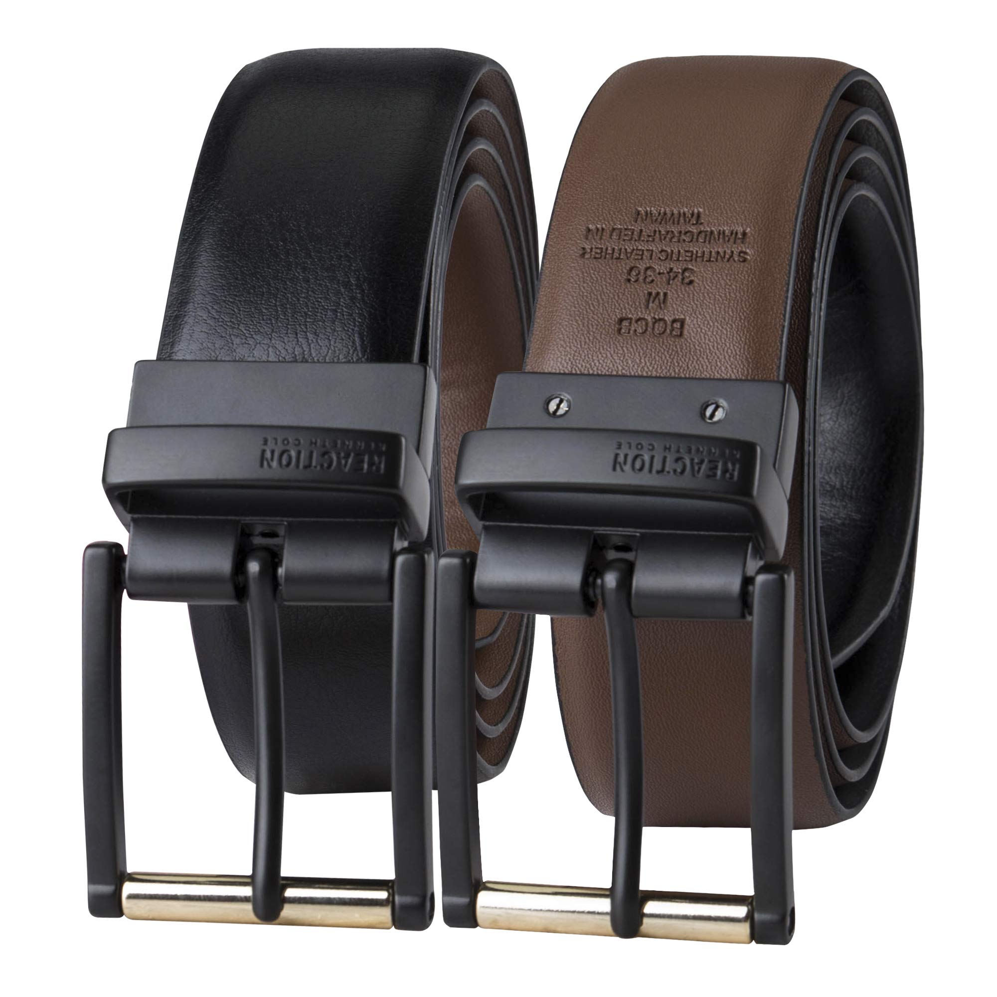 Kenneth Cole REACTION Men's Two-in-one Reversible Belt