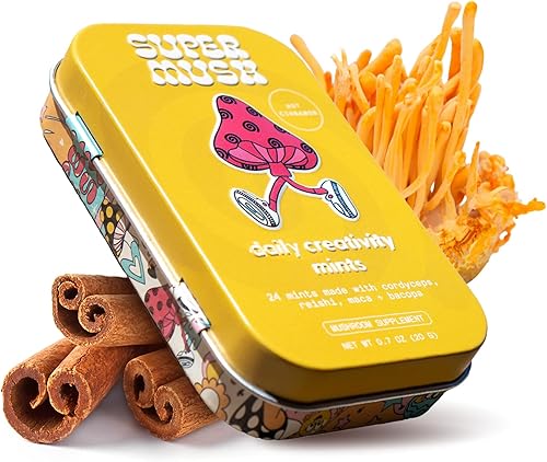 Miniatura 2 de SuperMush Paquete  Creatividad diaria y conexión SuppleMint con Cordyceps, Reishi, Maca y Bacopa + Spray bucal de energía diaria con melena de león