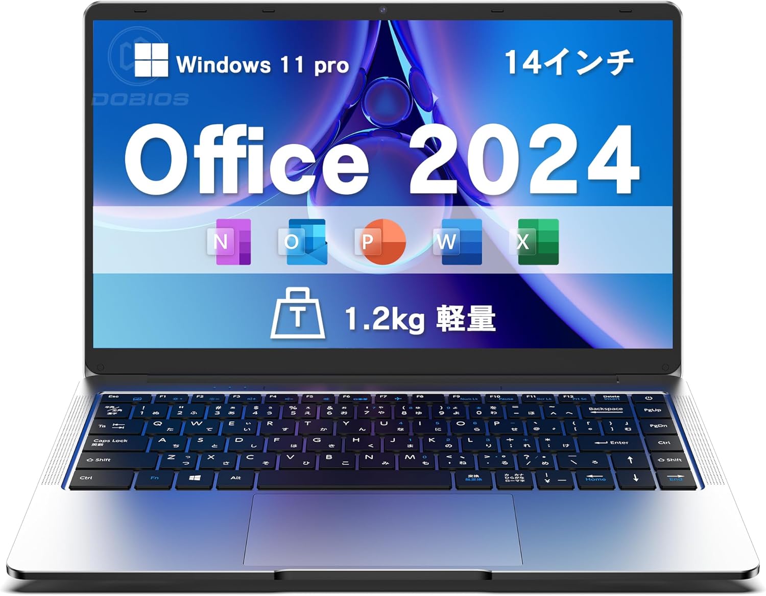Dobios Office 2024 Laptop, Japanese Keyboard, 14-inch DDR4, India