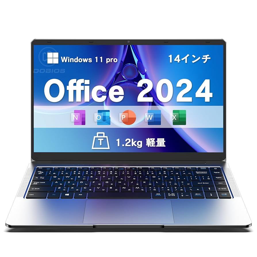 Amazon.co.jp: Dobios ノートパソコン Office 2024搭載 14インチ