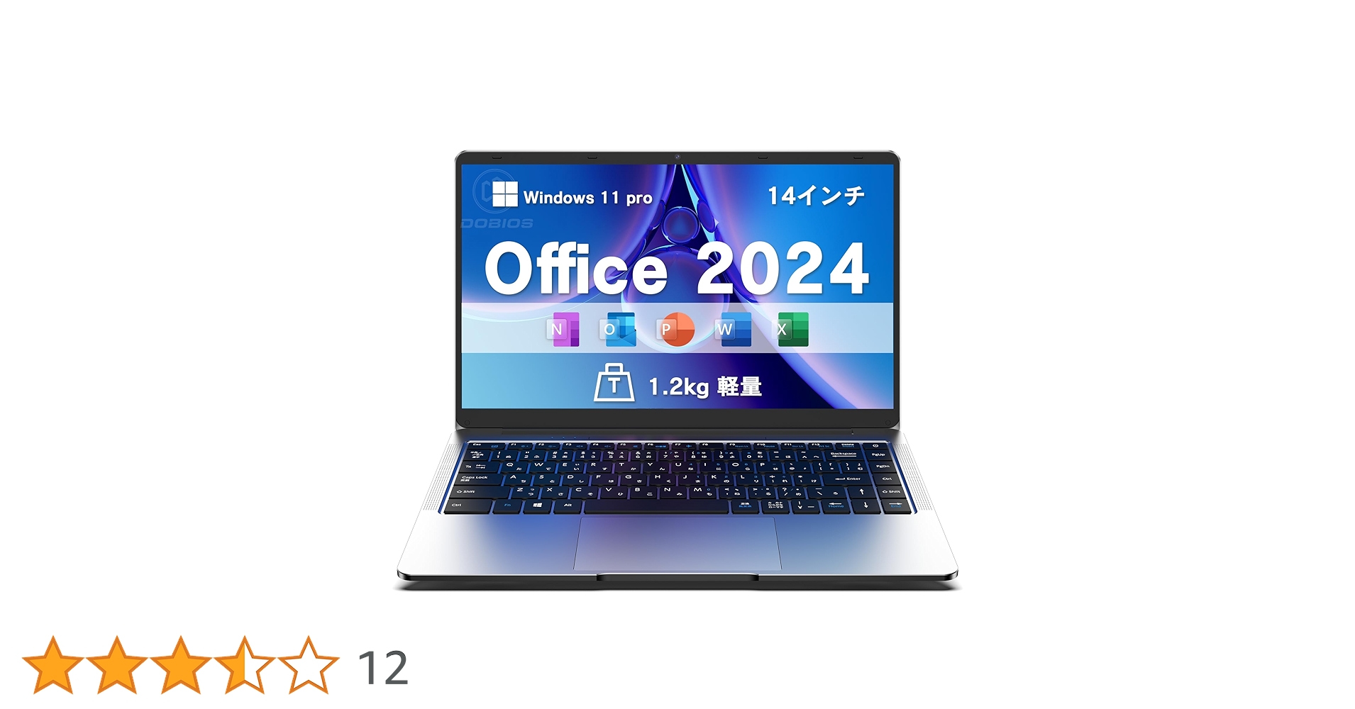 Amazon.co.jp: Dobios ノートパソコン Office 2024搭載 14インチ