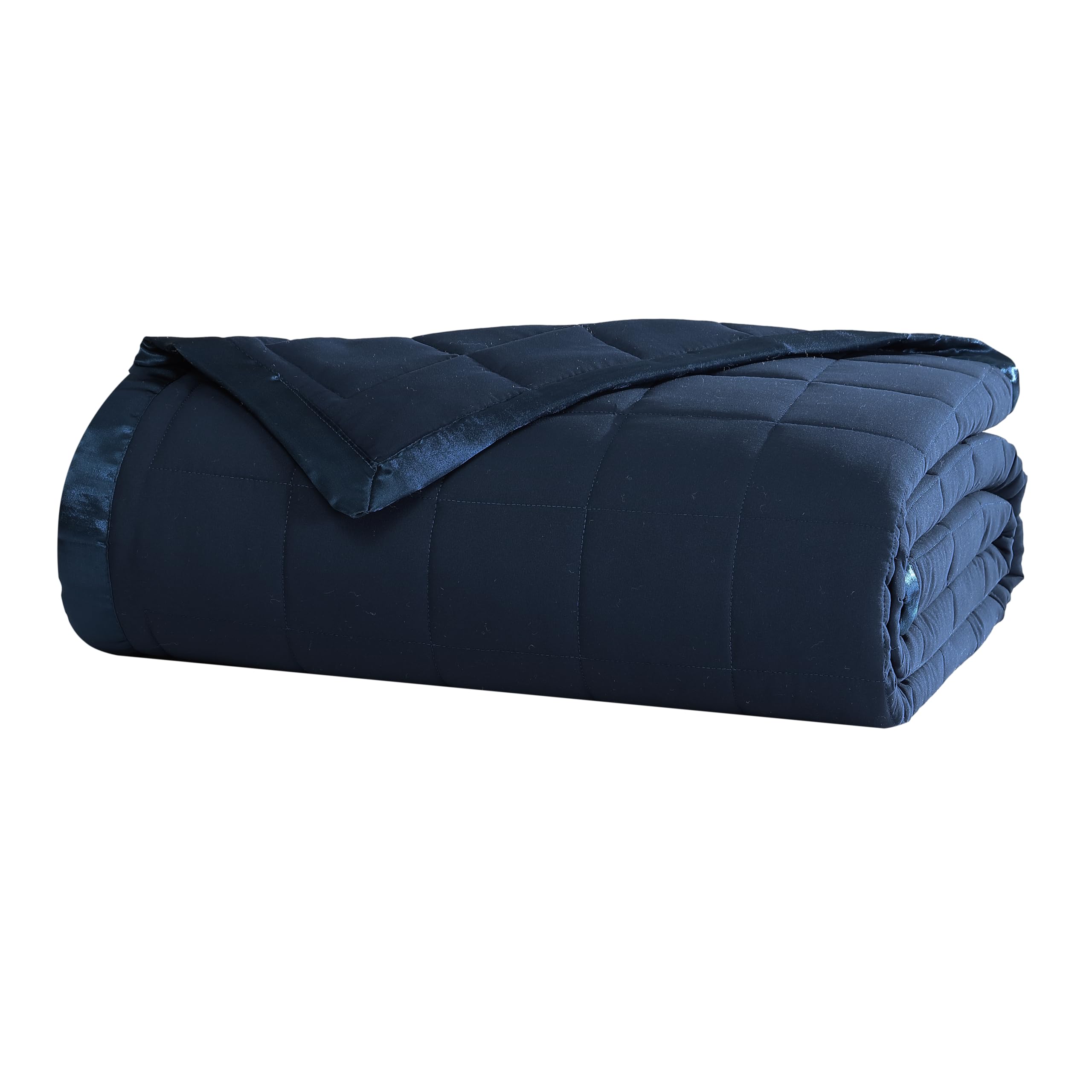 Beatrice Home Fashions Down Alternative Solid Color Blanket, Full/Queen, Insignia Blue