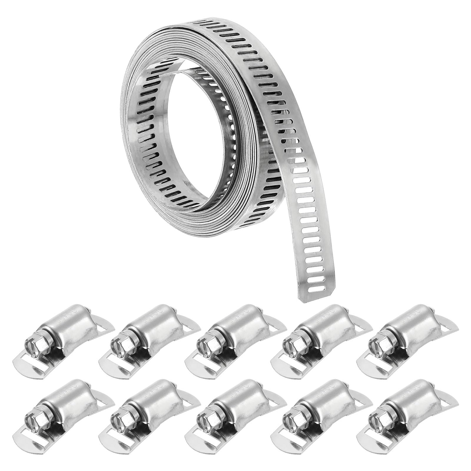 Colliers de serrage réglables en inox 304 pour tuyau de refroidisseur et durite de moteur