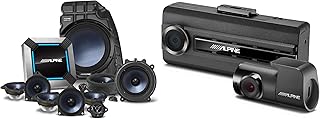 PSS-TSLA-213 11-Speaker Sound System Upgrade for The 2018-21 Tesla Model 3 with Factory Base Audio & DVR-C310R Dash Cam Bundle