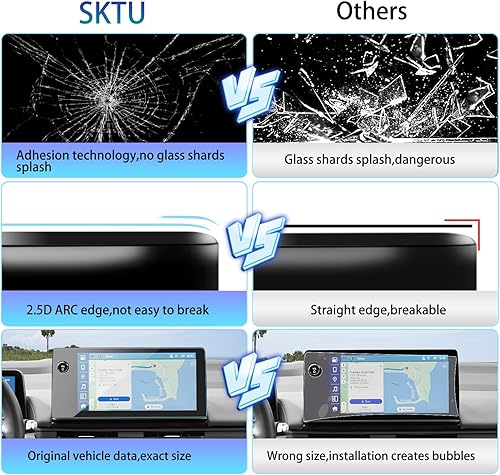 Miniatura 62 de SKTU Protector de pantalla para Honda Pilot 2018 2016-2018 Honda Pilot Passport 2016-2020 Honda Ridgeline Navigation Display Honda Pilot 2018