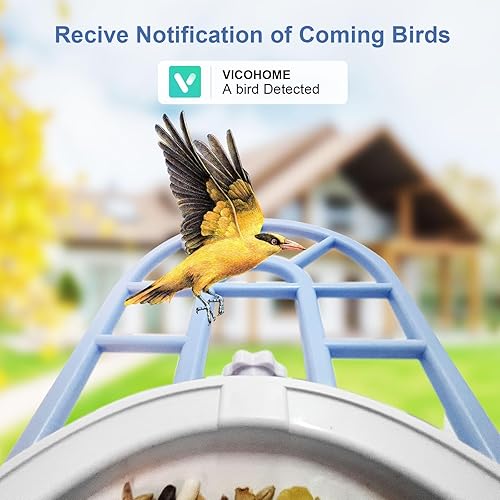 Miniatura 7 de Comedero para pájaros, comedero de pájaros de Navidad para exteriores. Comedero de metal para pájaros silvestres, comedero para pájaros salvajes,