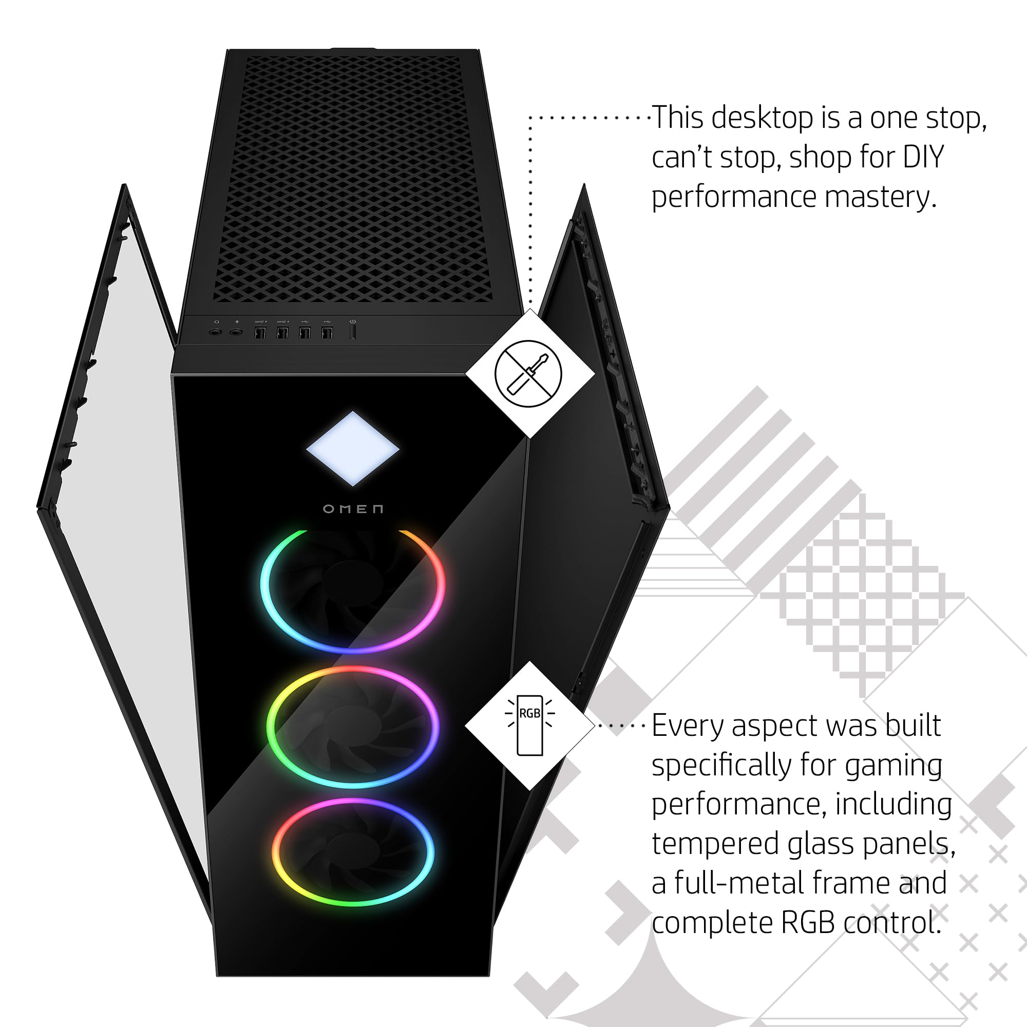 デスクトップ型PC OMEN by HP Obelisk HP's OMEN Obelisk gaming desktop cranks up the power with
