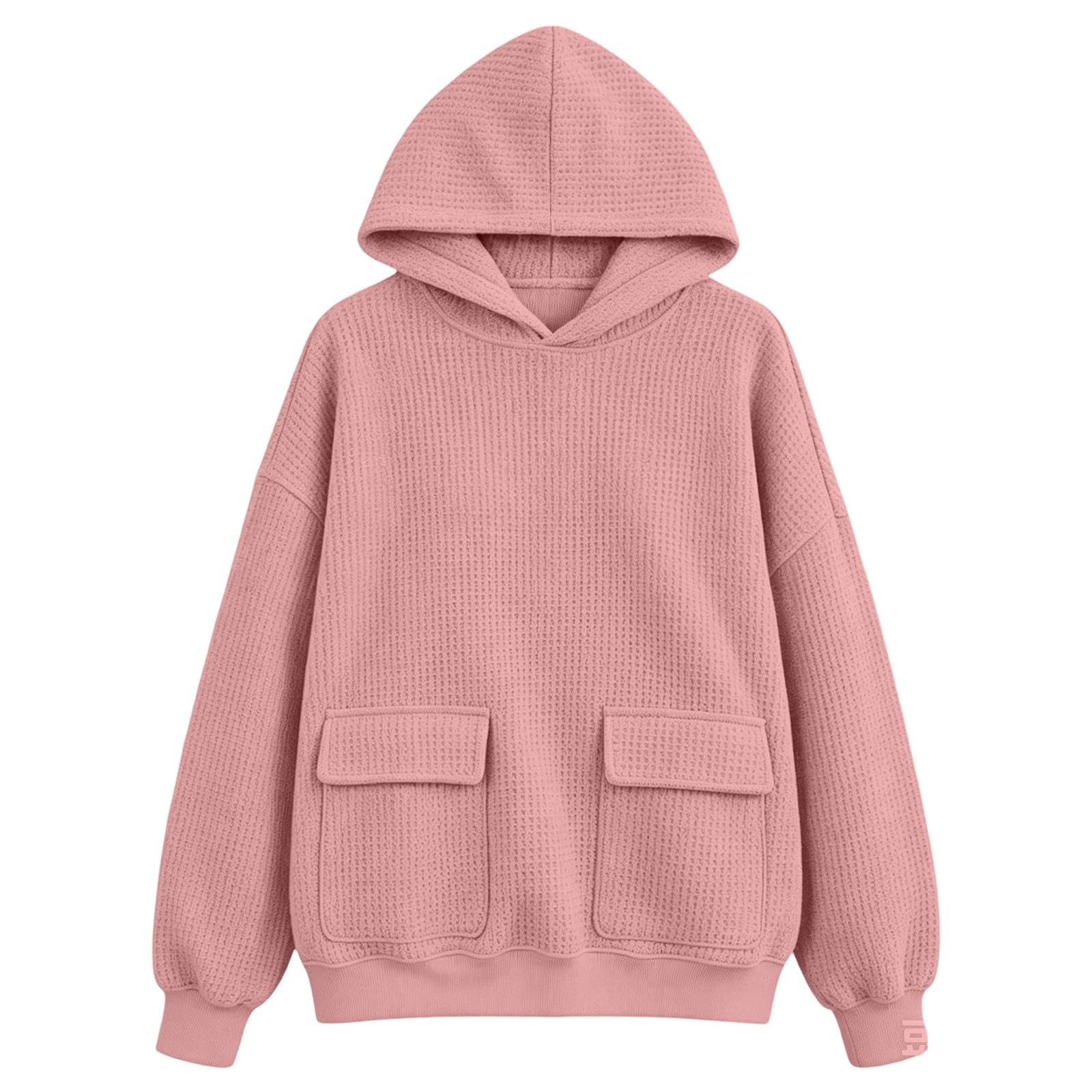 Felpa con Cappuccio e Stampa Grafica per Ragazza, Pullover in Pile con Tasca, Casual per Bambini.