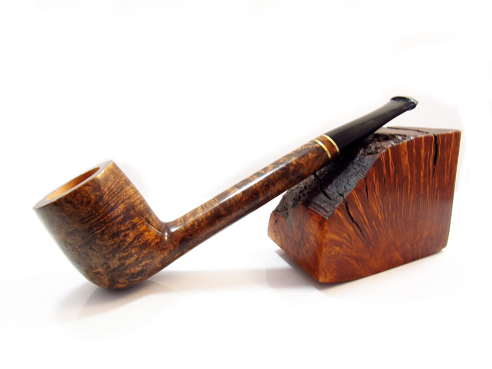 Pipa de tabaco canadiense de moda para tabaco, hecha a mano, diseñada para fumadores de pipas + caja