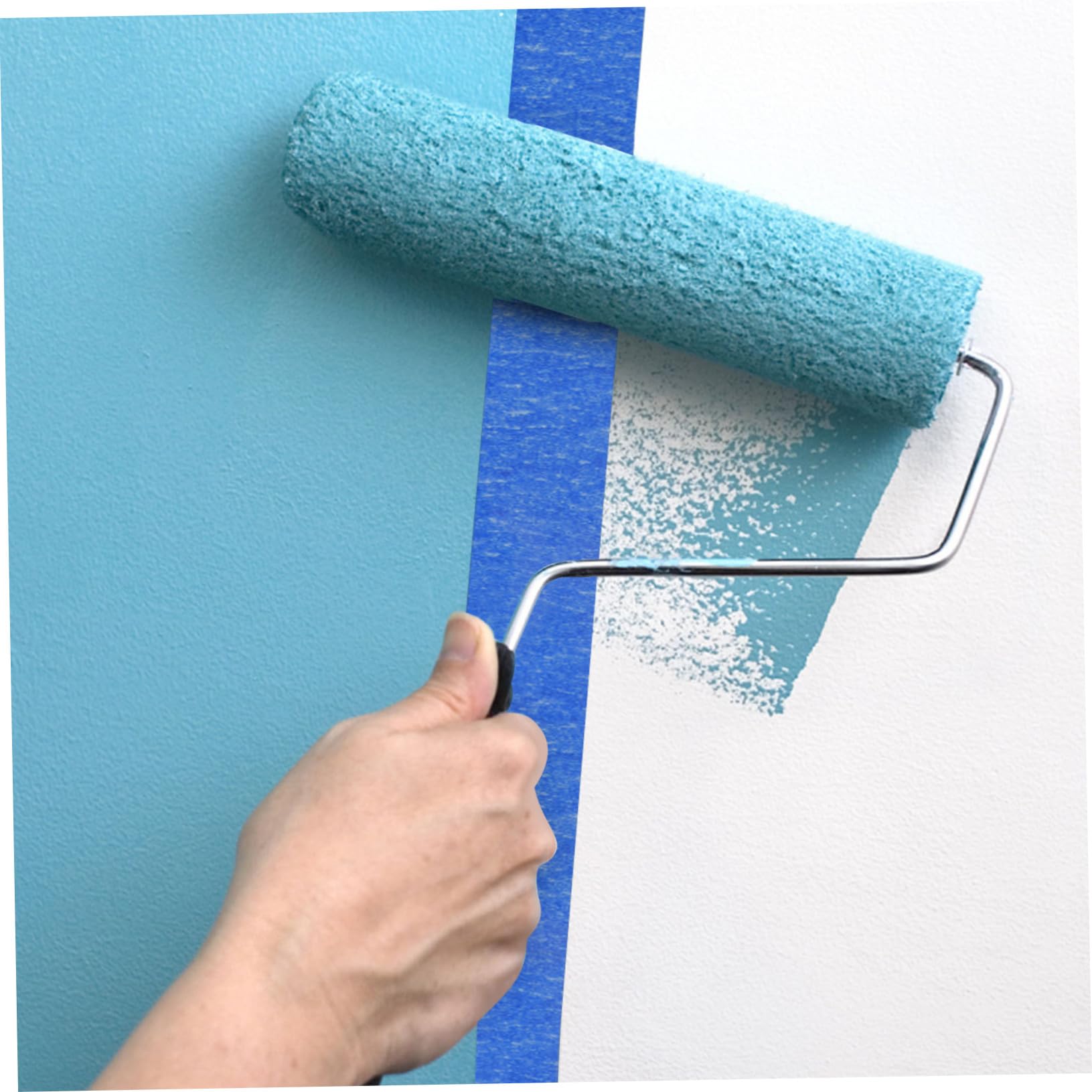 4 Rouleaux Ruban de Masquage Peinture Multifonction Ruban Adhésif Artiste Bleu Profond pour Protection Surface Verre Carrelage