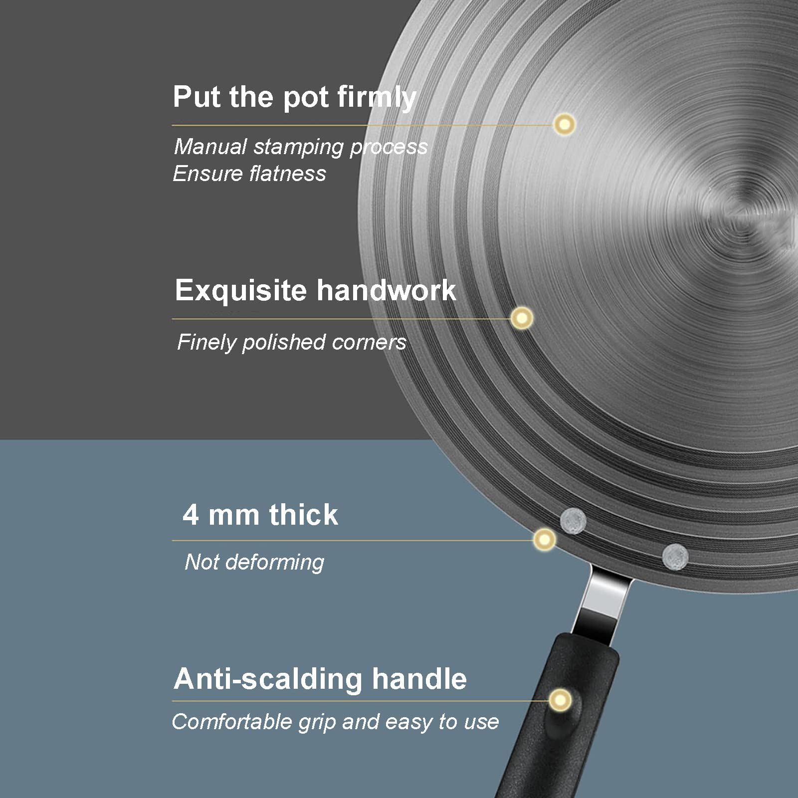 Aluminiumplaat, 9,4 Warmteverspreider Koken Inductie Adapter Koffie Melk Kookgerei Sudderring Inductiekookplaat Warmteverspreider voor Elektrisch Fornuis Gasverwarmingsplaat