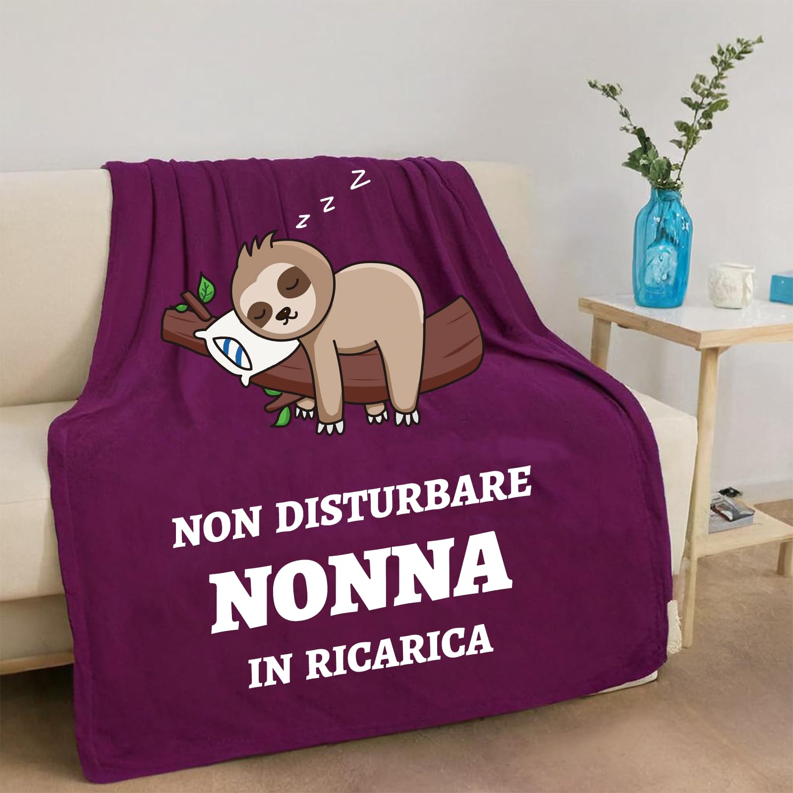 Coperta Nonna Musaecoin Regalo Nonna, Regalo Nonna Compleanno, 50×60 Regali Per Il Nonno